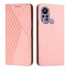 For Infinix Hot 11S Diamond Splicing Skin Feel Magnetic Leather Phone Case(Rose Gold) - 1