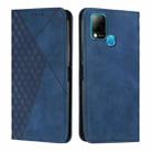 For Infinix Hot 10S / 10T / 10S NFC Diamond Splicing Skin Feel Magnetic Leather Phone Case(Blue) - 1