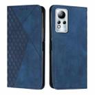 For Infinix Note 11 Diamond Splicing Skin Feel Magnetic Leather Phone Case(Blue) - 1