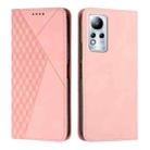 For Infinix Note 11 Diamond Splicing Skin Feel Magnetic Leather Phone Case(Rose Gold) - 1