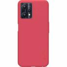 For OPPO Realme 9 Pro 5G NILLKIN Frosted PC Phone Case(Red) - 1