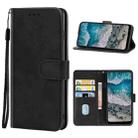 Leather Phone Case For Nokia X100(Black) - 1