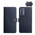 For OPPO Realme GT Master Genuine Leather Fingerprint-proof Horizontal Flip Phone Case(Blue) - 1