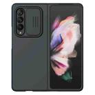 For Samsung Galaxy Z Fold3 5G / W22 5G NILLKIN CamShield Liquid Silicone + PC Full Coverage Case(Black) - 1