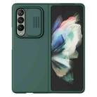 For Samsung Galaxy Z Fold3 5G / W22 5G NILLKIN CamShield Liquid Silicone + PC Full Coverage Case(Green) - 1