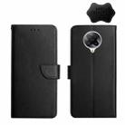 For Xiaomi Redmi K30 Pro Genuine Leather Fingerprint-proof Horizontal Flip Phone Case(Black) - 1