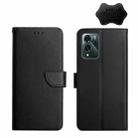 For ZTE Blade V40 Pro Genuine Leather Fingerprint-proof Horizontal Flip Phone Case(Black) - 1