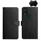 For Motorola Moto G Stylus 5G Genuine Leather Fingerprint-proof Horizontal Flip Phone Case(Black) - 1