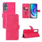 For TCL 30 5G/30+ 5G Skin Feel Magnetic Flip Leather Phone Case(Rose Gold) - 1