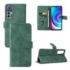 For TCL 30 5G/30+ 5G Skin Feel Magnetic Flip Leather Phone Case(Green) - 1