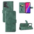 For TCL 30 SE Skin Feel Magnetic Flip Leather Phone Case(Green) - 1