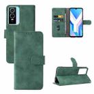 For vivo Y76 5G/Y76S 5G/Y74S Skin Feel Magnetic Flip Leather Phone Case(Green) - 1