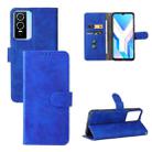 For vivo Y76 5G/Y76S 5G/Y74S Skin Feel Magnetic Flip Leather Phone Case(Blue) - 1