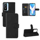 For vivo Y76 5G/Y76S 5G/Y74S Skin Feel Magnetic Flip Leather Phone Case(Black) - 1