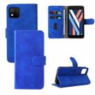 For Wiko Y52 Skin Feel Magnetic Flip Leather Phone Case(Blue) - 1