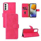 For Samsung Galaxy M23 5G Skin Feel Magnetic Flip Leather Phone Case(Rose Gold) - 1