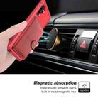 For Samsung Galaxy Note10 Magnetic Wallet Card Bag Leather Phone Case(Red) - 7