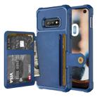 For Samsung Galaxy S10e Magnetic Wallet Card Bag Leather Phone Case(Navy Blue) - 1