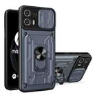 For Motorola Edge 20 Lite Sliding Camshield Card Phone Case(Grey) - 1