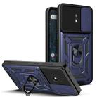 For Nokia C10 Sliding Camera Cover Design TPU+PC Phone Case(Blue) - 1