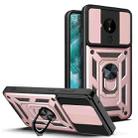 For Nokia C30 Sliding Camera Cover Design TPU+PC Phone Case(Rose Gold) - 1