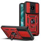 For Nokia C30 Sliding Camera Cover Design TPU+PC Phone Case(Red) - 1