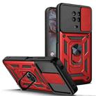 For Nokia G10 / G20 Sliding Camera Cover Design TPU+PC Phone Case(Red) - 1