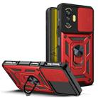 For  Xiaomi Poco F3 GT/Redmi K40 Sliding Camera Cover Design TPU+PC Phone Case(Red) - 1