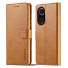 For Honor 50 Pro / nova 9 Pro LC.IMEEKE Calf Texture Leather Phone Case(Brown) - 1