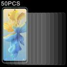 50 PCS 0.26mm 9H 2.5D Tempered Glass Film For Infinix Hot 11 2022 - 1