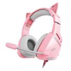 PLEXTONE G800 II 3.5mm Cat Ear Design Gaming Headset(Pink) - 1