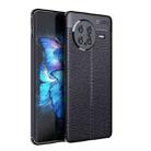 For vivo X Note Litchi Texture TPU Shockproof Case(Black) - 1