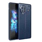 For vivo X Note Litchi Texture TPU Shockproof Case(Navy Blue) - 1