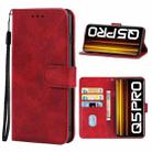 Leather Phone Case For OPPO Realme Q5 Pro(Red) - 1