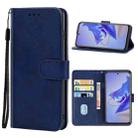 Leather Phone Case For ZTE Blade V40 Pro(Blue) - 1