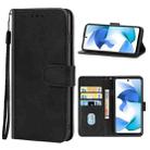 Leather Phone Case For BLU F91(Black) - 1