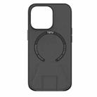 For iPhone 13 Pro TOTUDESIGN AA-183 Curtain Series Magnetic Holder Phone Case (Black) - 1