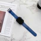 Jelly Transparent Watch Band For Apple Watch Series 9&8&7 41mm / SE 3&SE 2&6&SE&5&4 40mm / 3&2&1 38mm(Royal Blue) - 1