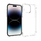 For iPhone 14 Pro Max Shockproof TPU Phone Case (Transparent) - 1