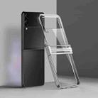 For Samsung Galaxy Z Flip3 5G Electroplated Transparent PC Phone Case(Silver) - 1