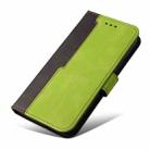 For Xiaomi Redmi Note 11E Stitching-Color Horizontal Flip Leather Case(Green) - 4