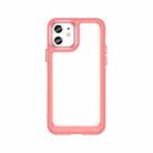 For iPhone 12 Colorful Series Acrylic + TPU Phone Case(Red) - 1