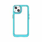 For iPhone 13 Colorful Series Acrylic + TPU Phone Case(Transparent Blue) - 1