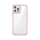 Colorful Series Acrylic + TPU Phone Case For iPhone 13 Pro(Pink) - 1