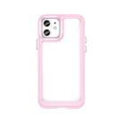 Colorful Series Acrylic + TPU Phone Case For iPhone 11(Pink) - 1