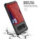 For Samsung Galaxy S10 Glitter Magnetic Card Bag Phone Case(Red) - 3