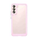 For Samsung Galaxy S22 5G Colorful Series Acrylic + TPU Phone Case(Pink) - 1