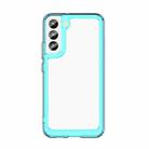 For Samsung Galaxy S22+ 5G Colorful Series Acrylic + TPU Phone Case(Transparent Blue) - 1