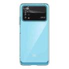 For Xiaomi Poco X4 Pro 5G Colorful Series Acrylic + TPU Phone Case(Transparent Blue) - 1