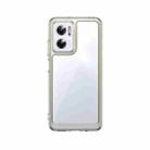 For Xiaomi Poco M4 5G Colorful Series Acrylic + TPU Phone Case(Transparent) - 1